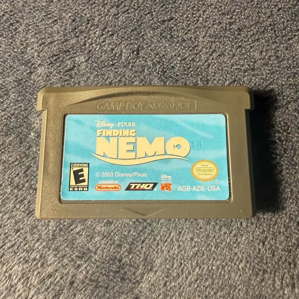 Finding Nemo Game Boy Advance GBA Cartridge Nintendo Disney Pixar